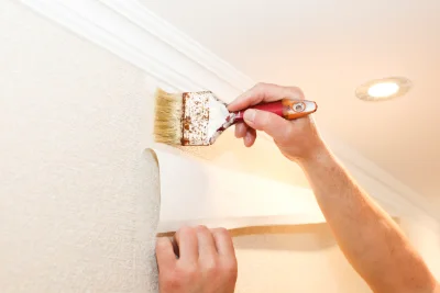 Pose de papier peint à Mesmay — revêtements muraux et toiles de verre